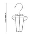 Shoe Hanger Stainless 1/3Pcs Portable Shoes Drying Rack Hook Steel Shoes Drying Rack Antiskid. 