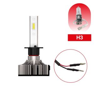 [PERODUA] Kancil/Kenari/Kelisa 2PCS Mini Type Car LED Headlight Bulb H3 H4 Hi/Lo Beam Headlamp Lampu Depan Kereta