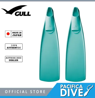 GULL Barracuda Professional Fins Freediving Caribbean Blue