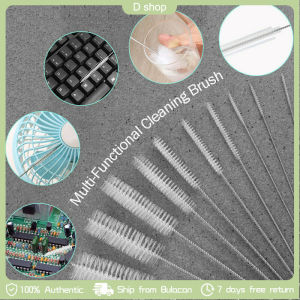 10Pcs/set Nylon Cleaning Brush Set Tube Bottle Straw Washing Cleaner Bristle Multifunctional Household Tools