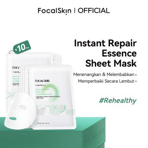 FOCALSKIN Instant Repair Mask Wajah Lembaran Sheet Mask 25ml 10 Pc
