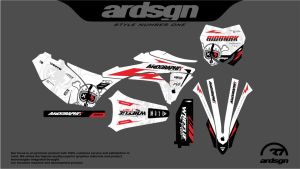 Decal KLX Gordon full body custom - decal supermoto klx