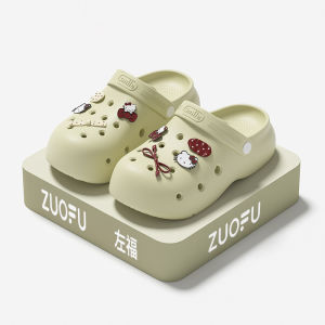 Supernova Red And White Cat EVA Thick-Soled Height-Increasing Non-Slip Lightweight Breathable Sandals For Home And Outdoor Use