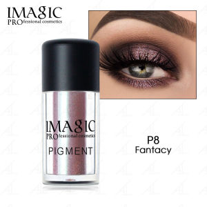 IMAGIC 9 Color Glitter Eyeshadow Metallic Loose Powder Loose Pigmented Eye Shadow Creamy Eye Makeup