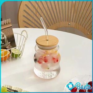 Baete 530ml 650ml Drinking Cups Heat-resistantn Coffee Milk Tea Cup 410ml Creative Clear Vintage Fluted