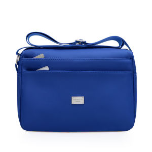 Belfoyer กระเป๋าสะพายไนล่อนสีทึบที่เรียบง่ายกระเป๋าสะพายไหล่ขนาดใหญ่สำหรับสุภาพสตรีกระเป๋าเดินทางน้ำหนักเบา