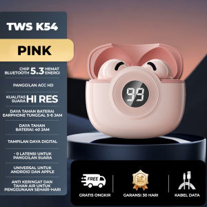 Matei COD TWS K54 Headset Sport Wireless HiFi Sound Stereo Bass Earphone Bluetooth LED Digital HD