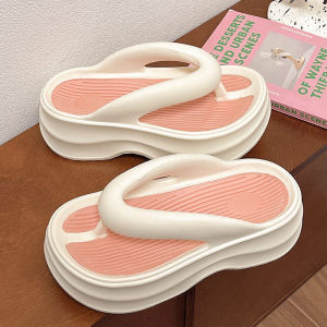 [Free Shipping] New EVA Flip-Flops For Women Featuring A Thick Sole Height-Enhancing Design And Non-Slip Soles Perfect For Summer And Beach Wear