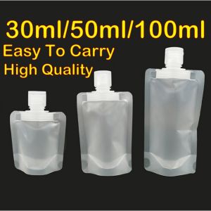 Travel Bag Fluid Makeup Pouch for Toiletry Lotion Shampoo Squeeze Pouch Bottle Bag Essentials Disposable Packing Bags