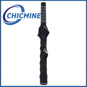 Chicmine 2Pcs Club Grip Anti Slip Swing Exercises Ergonomic Design Beginner Correct Training Golf Grip for Golf Club