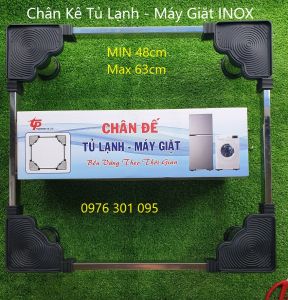 [Free Ship] CHÂN ĐẾ TỦ LẠNH - MÁY GIẶT - MÁY LỌC NƯỚC ĐA NĂNG INOX
