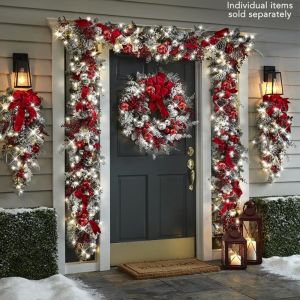 CURRANT Festival Artificial Office For Home Indoor Outdoor Door Hanging New Year Decor Hanging Garland Christmas Wreath Xmas Decorations