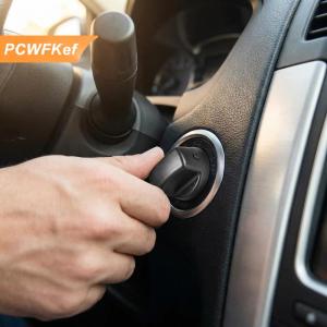 【PCWFKef】 Lancer Keyless đánh lửa Knob Bìa chèn cho mits xe bắt đầu nút cap thay thế nhanh chóng cài đặt cho ô tô trang trí nội thất