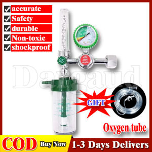 Oxygen Regulator With Pressure Gauge Oxygen Tank Medical Complete Set With Wrench Nasal Cannula