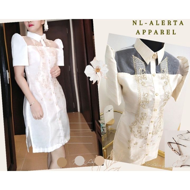 Filipiniana white dress best sale