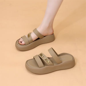 [Free Shipping] 2026 New Soft-Soled Fashionable Beach Sandals For Women WomenS Outdoor Thick-Soled Slippers Beach Vacation Sandals