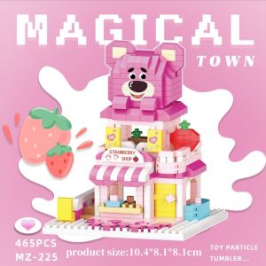 Bricks Block Seri Toko Makanan Burger Model Mainan Edukasi