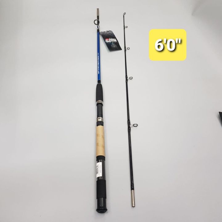 6 kaki Model 2021 Abu Garcia Brute Solid Medium Heavy Spinning Fishing Rod