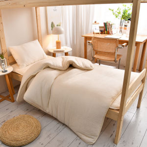 A Lớp Chăn Bông Nguyên Chất Tân Cương Chăn Mùa Đông Ký Túc Xá Sinh Viên Lưới Vảy Cá Đơn Chăn Bông Chăn Bông Chăn Ga Gối Đệm