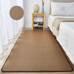 ILUOLAI Sleeping Cooling Mat Almohadang Pampalamig Summer Cool Thickened Non-slip Foldable Non-curling Mat Tatami Floor 60/100/160/200cm 3/4/5/6ft Breathable Summer Bed Banig High Quality