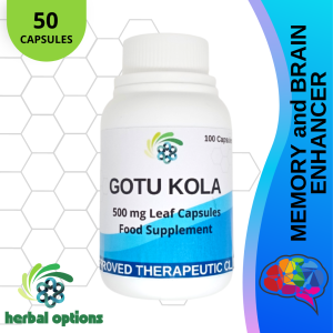 Organic Pure Natural Gotu Kola Capsules (50 &100 Capsules) – Gotu Kola Capsules for prevention of Alzheimer’s Antidepressant Boosts Immunity – Organic Gotu Kola Capsules – Prevention of Insomnia – No Approved Therapeutic Claims