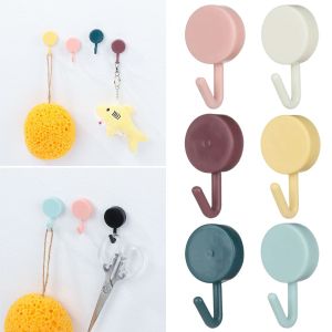 OKKFINE ห้องครัวบ้าน เจาะรู ตะขอประตู ชั้นเก็บของ มีกาวในตัว ตะขอแขวนเสื้อผ้า ไม้แขวนเสื้อ ตะขอตะขอ