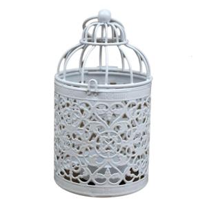 Artistic Bird Cage Holder Metal Candlestick Stand for Living Room and Bedroom Decoration Lamp