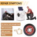 W. 10314173   Drum Support Roller Compatible with Whirlpool,Kenmore, Magic Chef, Matag, Replace 8536973 , 8536974 W. 10314171 , WPW. 10314173 ,AP 6019303 , PS. 11752609 ，Dryer Drum Roller Replacement Part. Pack of 2. 