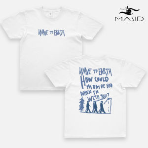 MASID Distro T-Shirt KAOS BAJU -img WAVE TO EARTH SHIRT  - DEPAN BELAKANGDISTRO BAJU 100% cotton