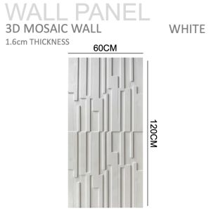 [SG THEJOYLAND] 3D Mosaic Wall Panel Indoor Wall Commercial Wall Feature Wall Outdoor Stone Panel Wall Panel Renovation Lightweight and Durable for Indoor and Outdoor
