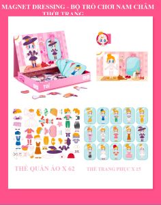 Đồ chơi ghép hình nam châm trò chơi trí tuệ cho bé 2 3 4 5 tuổi