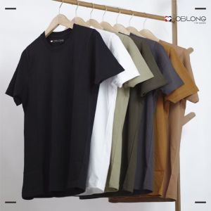 OBLONG Baju Kaos Polos Lengan Pendek - Tshirt Pria dan wanita bahan cotton combad 30s - All Variant