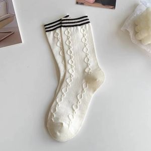 ถุงเท้าน่ารักของสาวน้อย ถุงเท้าลายดอกไม้ ถุงเท้าแบบสะดวกสบาย ไวท์ ซอกซ์ เฟรดดี้ เลซูรี โลโพลิส ถุงเท้าน่ารัก ถุงเท้าแฟชั่น รุ่น