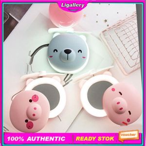 Kipas Makeup LED Light 3 In 1 USB Charging  / Kipas Mini Fan Karakter/ Cosmetic Mirror