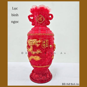 Lục bình ngọc chiêu tài trang trí phòng khách sang trọng - Đồ thờ Bình An - Decor Phong thủy