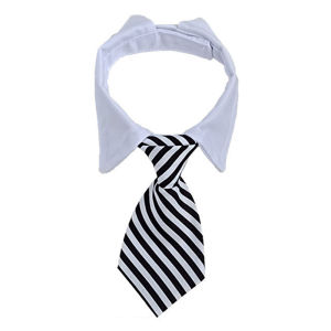 CRUSHES Đầy màu sắc Sọc Áo đuôi tôm Cà vạt cho chó Chính thức Cổ áo Bow Tie