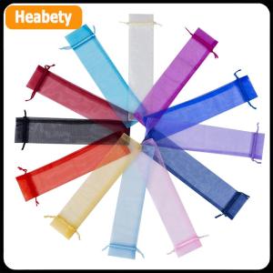 【2-3 days delivery】 20pcs Folding Hand Fan Pouch Drawstring Organza Bags Folding Fan Pocket Bag For Outdoor Wedding Party Favor Gift Bags