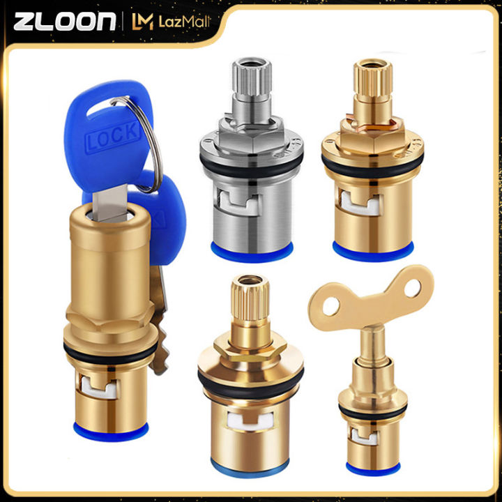 Zloon Single Cold Copper Valve Core Hot And Cold Fast Open Faucet
