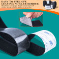 Hook and Loop Tape Fastener Self Adhesive Velcro Tape Strips Heavy Duty Mounting Tape Interlocking Nylon Fabric Double Sided Tape for DIY 12.5/25/38/50mm. 