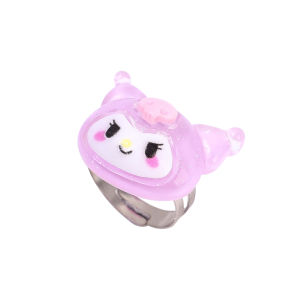 【Free Shipping】Cute Sanrio Opening Rings 2023 New Fashion Ring for Women Girls Adjustable Couple Rings