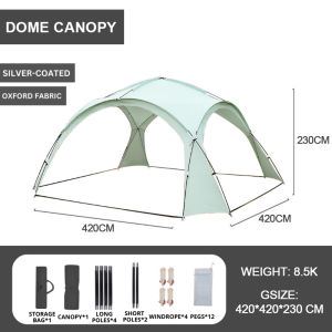 【TOP SALE】Dome type canopy tent for camping 10-14 persons Tent Multi-person sunshade sun protection outdoor camping weather folding equipment Dome Canopy