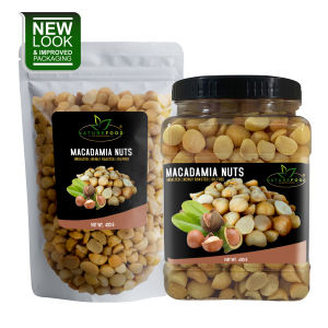 Macadamia Nuts (ROASTED Unsalted No Added Oil Low Carb Superfood Nut Snack)