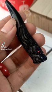 PIPA ONCE AKAR BAHAR HITAM UKIR MAUNG: Bahan Berkualitas & Desain Tradisional