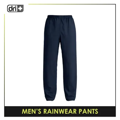 Dri Plus Men’s Lightweight Quick Dri Rainstorm Water Resistant Rainwear Pants 1 piece DMRWP531