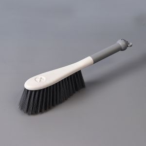 Homenhome ขนแปรงนิ่มขนแปรงปัดฝุ่นการ์ตูนสีใหม่ที่จับยาวสำหรับใช้ในครัวเรือน