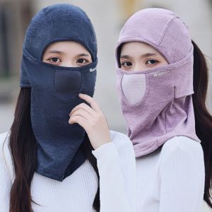 DISKAS Multifuction Balaclava Hat Windproof Neck Warm Full Face  Simple Ear Protection Ear Protection Hat Male