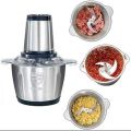 Máy xay thịt cối inox, máy xay mini công suất 2500w kèm 4 lưỡi dao không rỉ dung tích 2L xay thịt cực tiện. 