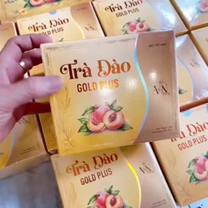 Trà Đào Gold Plus Đông Anh Phiên Bản Mới 2026 - Trà Đào Nguyễn Huỳnh Như Collagen X3 - Hộp 15 Gói x 5