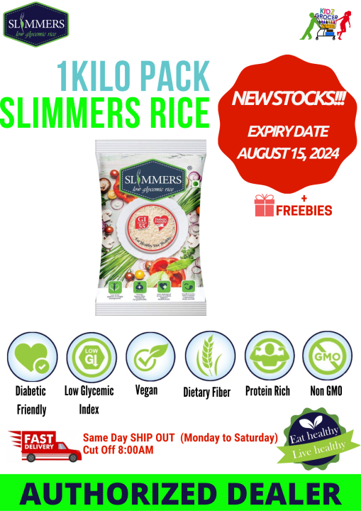 Slimmers Rice Low Gi Rice 1kilo Pack Lazada Ph 0564