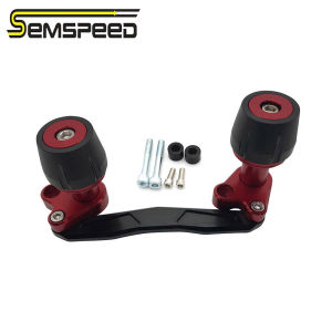SEMSPEED Motorcycle Rear Axle Crash Exhaust Falling Sliders Protector For Honda ADV150 ADV 150 2019 2020 2021 2022 2023